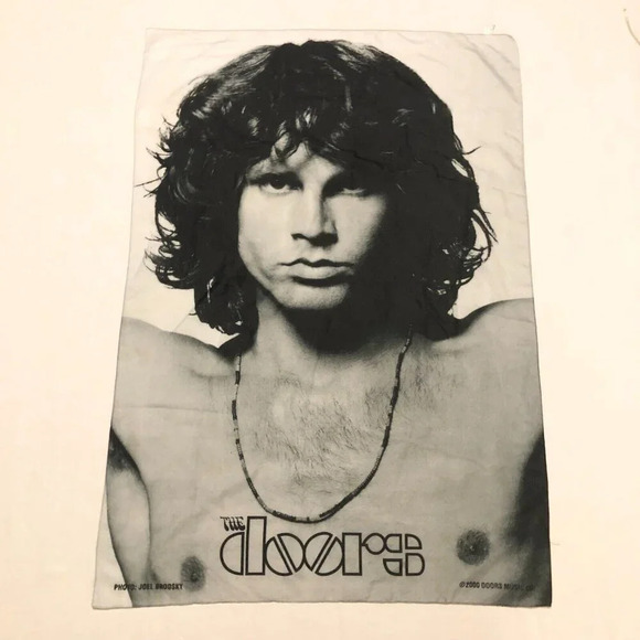2000 The Doors Textile Poster Flag  Jim Morisson Band Banner 41 x 28.5 Inch - Picture 1 of 16
